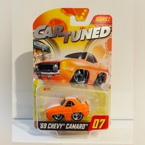 Car Tuned Series 1 1969 Chevy Camaro #07 Orange Walgreens Damaged Package